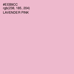 #EEB9CC - Lavender Pink Color Image